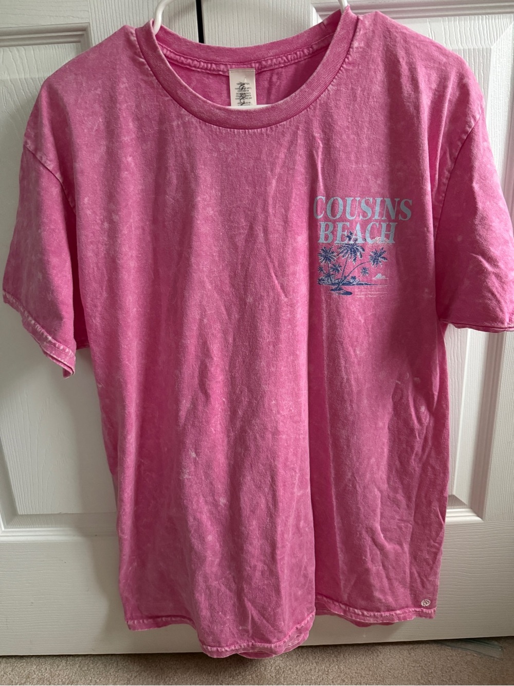 Altar'd State Pink 'Cousins Beach' Short Sleeve Tee